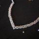 Naszyjnik ślubny Crystal AB z kryształów Preciosa