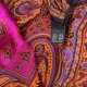 Silk scarf VITALIANO PANCALDI Italy 100 % jedwab bardzo duża elegancka chusta wysoka jakość jedwabiu