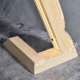 Lampa biurkowa LED drewno