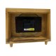 Zegar kominkowy vintage Ruhla Electric lata 70. drewno design mid-century