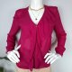 by malene birger Koszula Fuksja S 36 Elegancka Amarant Falbany