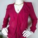by malene birger Koszula Fuksja S 36 Elegancka Amarant Falbany