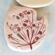 Ceramiczna mydelniczka artystyczna | kwiatowy akcent