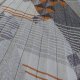 Vintage 70s/ 80s sukienka midi plisowana geometryczny wzór M