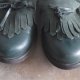 Skórzane zielone buty 38,5/39