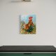 Kolorowy obraz do kuchni KOGUT ręcznie malowany