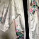 Kimono 100 % SILK orientalne zdobienia symbole szczęścia made in Vietnam