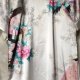 Kimono 100 % SILK orientalne zdobienia symbole szczęścia made in Vietnam