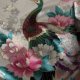 Kimono 100 % SILK orientalne zdobienia symbole szczęścia made in Vietnam