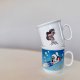 Kubek porcelanowy z Krecikiem w wersji w kosmosie