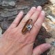 Flower - pierścionek regulowany