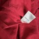 100 % SILK długa jedwabna spódnica w przepięknej czerwieni praktyczny ściągacz na górze