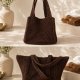LUNA GRANDE TOTE - brązowa torba