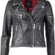 MAZE - NOWA SKÓRZANA KURTKA RAMONESKA ROCK METAL NITY ŁAŃCUSZKI 38 M SKÓRA OWCZA BIKER UNIKAT!!!