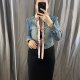 haftowany jeans