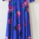 Vintage  70s maxi sukienka w kwiaty handmade boho cottagecore XS/S