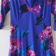 Vintage  70s maxi sukienka w kwiaty handmade boho cottagecore XS/S