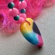 Very Unique ❤ Pop-Art Necklace - Multi Colored Natural Quartz & Turquoise ❤ Magia natury