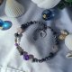 Bransoletka Fioletowy Agat