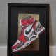 Ręcznie malowana grafika - obraz - Nike Jordan - A3