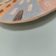 zegar ceramiczny z domkami