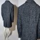 wełna moher elegancki płaszcz midi melanż H&M ponadczasowy fason Hu105