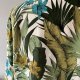 Koszula Biała w Zielone Liście i Kwiaty Reserved Tropikalna Jungle Safari Oversize 34