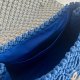 SREBRNA KORONKA DENIM - ręcznie pleciona torebka MAESTRA