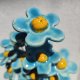 kwiat ceramiczny niezapominajka