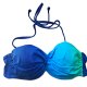 LASCANA - GÓRA OD BIKINI 38B - turkus lazur ombre