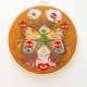 Madame Butterfly Kobieta Motyl brown, haft w tamborku 20 cm