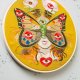 Madame Butterfly Kobieta Motyl curry, haft w tamborku 20 cm
