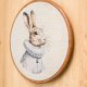 Sir Rabbit, haft w oprawie 20 cm