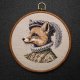 Sir Foxley, haft w oprawie 20 cm
