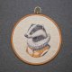Lord Badger, haft w oprawie 20 cm