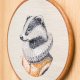 Lord Badger, haft w oprawie 20 cm