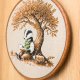 Badger Book Lover, haft w oprawie 20 cm