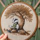Badger Book Lover, haft w oprawie 20 cm