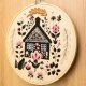 Sielska chata - haft w tamborku 20 cm