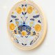Ćma folkowa - haft w tamborku 20 cm