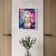 Marilyn Ikona pop art obraz w ramce plakat