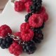 Bransoletka Owoce Leśne (Maliny i Jeżyny) – Rękodzieło 3D, Hand Made