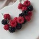 Bransoletka Owoce Leśne (Maliny i Jeżyny) – Rękodzieło 3D, Hand Made