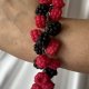 Bransoletka Owoce Leśne (Maliny i Jeżyny) – Rękodzieło 3D, Hand Made