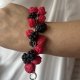 Bransoletka Owoce Leśne (Maliny i Jeżyny) – Rękodzieło 3D, Hand Made
