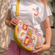 Pikowana torebka nerka crossbody Amalfi