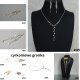 Choker - cyrkonie vol. 5  /crystal/ - naszyjnik