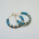 Alloys Collection Wianki (jadeit blue) - kolczyki