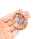 Akwamaryn wisiorek wire wrapping