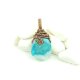 Wisiorek wire wrapping z agatem